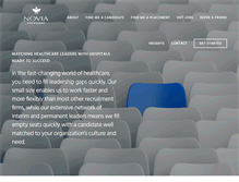 Tablet Screenshot of noviasolutions.com